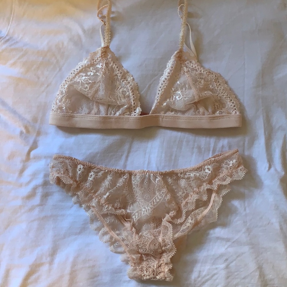 Eberjey NWOT bralette & panties set